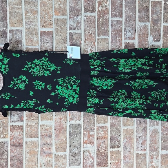 Lace Inset Floral Knit Dress by RED Valentino Nwt Size S - Picture 7 of 7